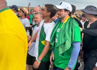 Capitão Alberto Neto une-se a Nikolas Ferreira em caminhada histórica “Acorda Brasil”