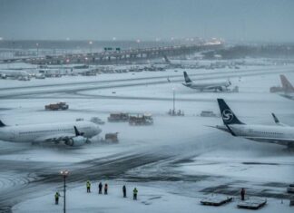 EUA podem registrar maior número de voos cancelados desde a pandemia devido à onda de frio extremo