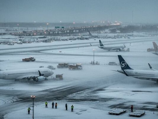 EUA podem registrar maior número de voos cancelados desde a pandemia devido à onda de frio extremo
