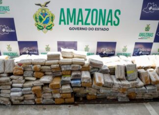 Apreensão recorde: Polícia Militar do Amazonas retira de circulação 28 toneladas de drogas em 2025