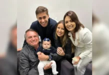 Michelle Bolsonaro brinca com Nikolas: “Jair te adotou em Minas Gerais”