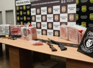 Operação Iara: PCPA e PC-AM apreendem 250 quilos de cocaína e bloqueiam R$ 4,8 milhões do crime organizado