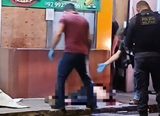 Cenas Fortes! Vulgo Cakito é morto a tiros enquanto trabalhava em banca de frutas no Armando Mendes