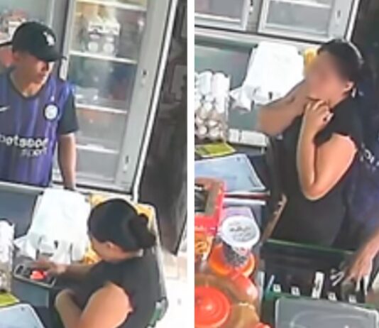 Criminoso armado com faca rende comerciante durante assalto violento no AM; veja vídeo