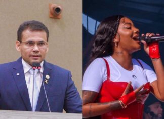 Ludmilla aciona vereador bolsonarista de Manaus na Justiça e pede R$ 70 mil por ataque durante o “Sou Manaus 2025”