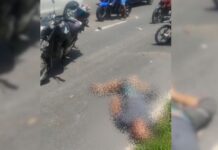 Suspeito de embriaguez, homem se joga na pista e provoca colisão em Manaus