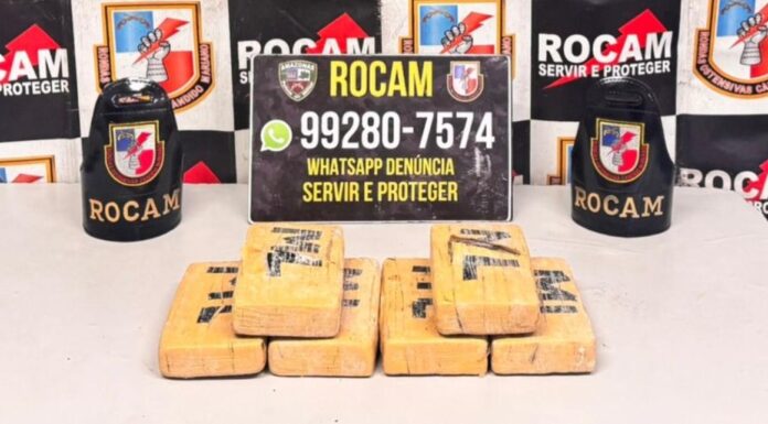 Rocam apreende cocaína enterrada no bairro Nossa Senhora de Fátima 2, em Manaus