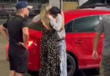 Idosa fica ferida durante acidente na Avenida das Torres e dois homens são detidos em Manaus