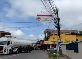 Carretas acima de 16 toneladas são proibidas em área perigosa na zona leste de Manaus