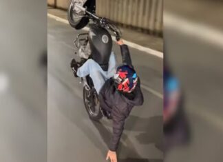 Jovem que divulgava “grau” nas redes se envolve em acidente grave durante fuga e é internado em estado crítico