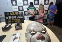 Operação policial prende trio e apreende parte do material levado em roubo a joalheria