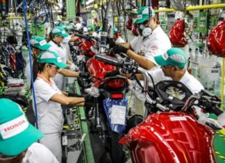 Indústria de motos em Manaus atinge recorde e cresce mais de 34% em março