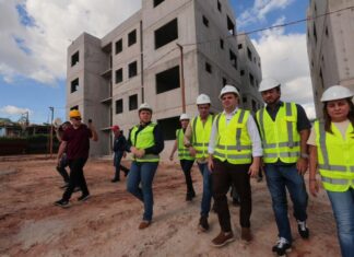 Amazonas Meu Lar: governador interino Roberto Cidade acompanha avanço das obras no Residencial Tarumã