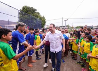 Governador interino Roberto Cidade reforça ações de esporte e lazer com entrega do Centro Social Chapéu de Zinco, no bairro Betânia