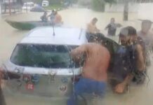 Manaus registra diversas ocorrências durante forte chuva neste sábado