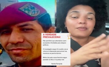 Influenciadora ligada a Eduardo Braga e que se apresenta como defensora das mulheres defende PM preso por acusação de “3st#pr0” na AM-010