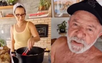 Primeira-dama prepara carne de paca, uma das mais caras do Brasil, e Lula aprova prato