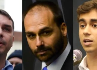 Flávio pede união na direita depois de farpas entre Eduardo e Nikolas