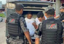 Venezuelanos são presos pela Rocam com maconha, oxi e skunk na rodoviária de Manaus