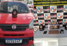 Rocam prende jovem e apreende objetos furtados e dispositivo usado para desativar alarmes de carros em Manaus
