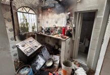 Explosão causada por botijão de gás deixa um ferido no bairro Petrópolis, em Manaus