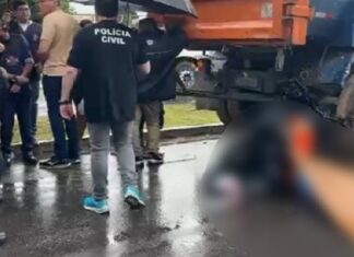 Trabalhador da limpeza urbana morre ao bater na traseira de caminhão no Distrito Industrial 1