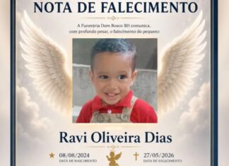 Linha chilena atinge bebê de 1 ano, que morre após ser socorrido