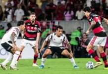 Flamengo derrota o Estudiantes e aguarda decisão da Conmebol sobre jogo contra o Independiente Medellín