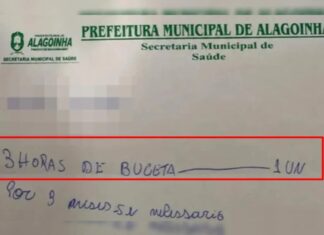 “3h de buceta”: investigação apura possível falsificação de receita médica