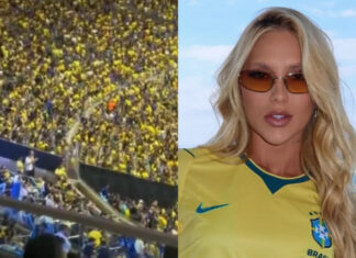 Virginia Fonseca é vaiada e xingada por torcedores durante Brasil x Panamá no Maracanã