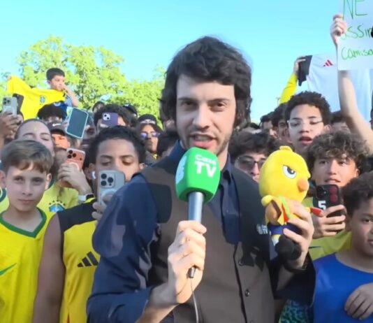Caso em Nova Jérsei: Diogo Defante é conduzido pela polícia em meio à cobertura da Copa