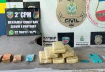 Operação Segurança Presente prende homem com carga de cocaína no interior do AM