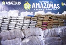 Polícia apreende carga milionária de drogas durante operação no rio Amazonas: R$ 57 milhões em prejuízo ao tráfico