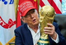 Presidente dos EUA pode erguer taça ao lado de campeão mundial em 2026
