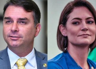 Aliados de Flávio Bolsonaro temem que Michelle conte o que sabe e pânico toma conta