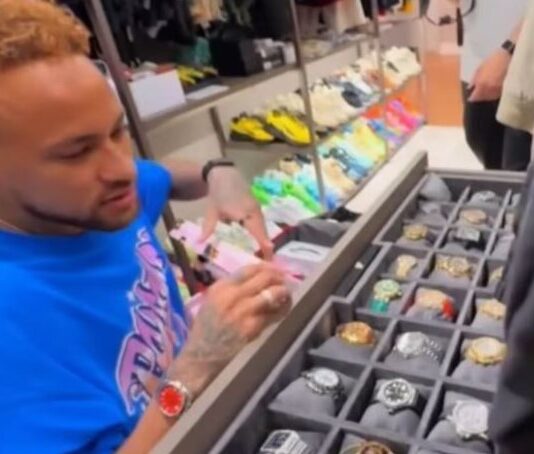Neymar leva acessórios de luxo avaliados em R$ 21 milhões para a Copa no EUA
