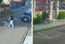 Suposto pedinte é visto alternando comportamento em rua de Manaus e levanta suspeitas de simulação