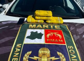 Perseguição termina com prisão de homem e apreensão de 4 quilos de cocaína em Manaus
