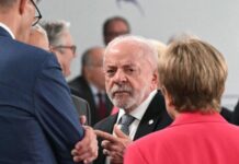 Lula diz que ‘nunca foi esquerdista’ em conversa informal com presidente do FMI durante o G-7