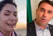 Flávio Bolsonaro e irmãos botaram blogueiros de lixo para bater nela, diz amiga de Michelle