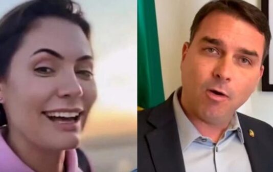 Flávio Bolsonaro e irmãos botaram blogueiros de lixo para bater nela, diz amiga de Michelle