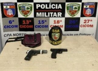 Suspeito de assalto acaba detido após reação de vigilante na zona norte de Manaus