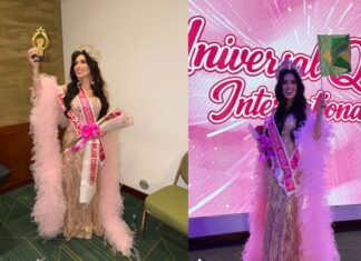 Mariana Barroso vence concurso internacional de beleza e leva coroa para o Brasil