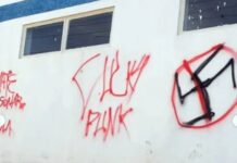 Homem é investigado por apologia ao nazismo após ser filmado pichando muros com símbolos extremistas