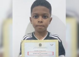 Menino recebe nome de Neymessi após união de homenagens a Neymar e Messi