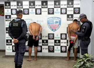 Polícia prende dois suspeitos com entorpecentes após denúncia em Manaus
