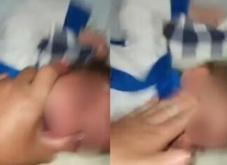 Bebê de 5 meses é agredido pela própria mãe em vídeo enviado ao pai com ameaças de morte