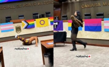 Vereadora travesti do PT realiza evento com desfile LGBT nas dependências da Câmara