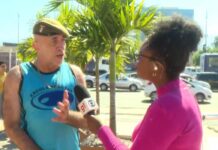 Homem critica a Globo durante reportagem ao vivo e reação da repórter chama atenção