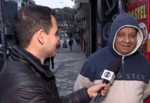 “Culpado é o Lula”, dispara comerciante durante entrevista ao vivo na Globo